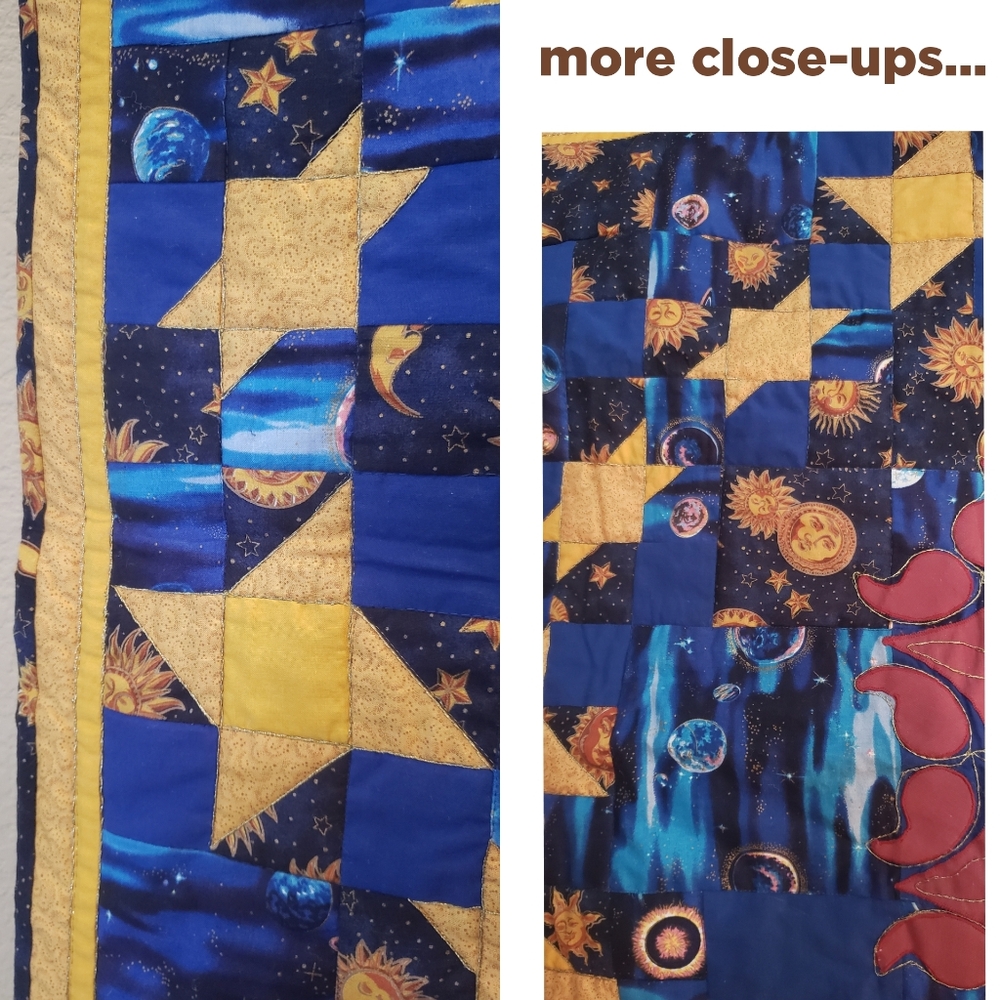 *🌞SALE🌜*  Custom wall hanging with sun, moon, stars, planets! - Picture 7 of 10